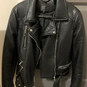 Zara faux leather jacket